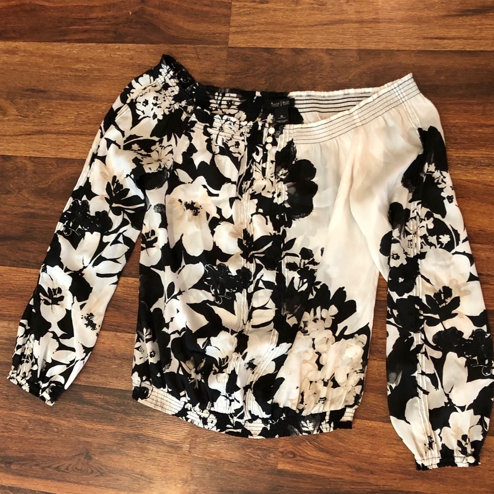 WHBM Off the Shoulder blouse